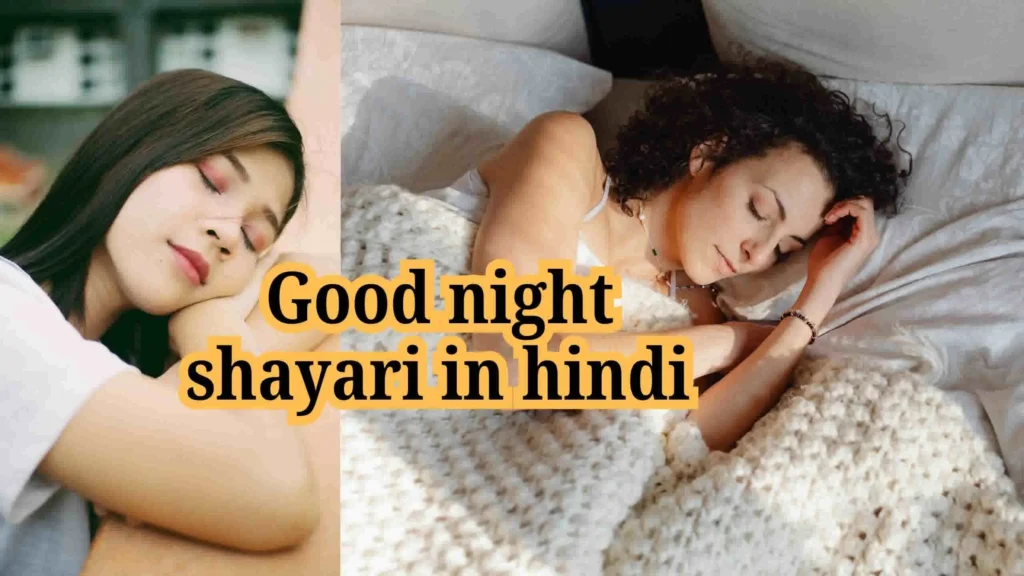 Good night shayari in hindi